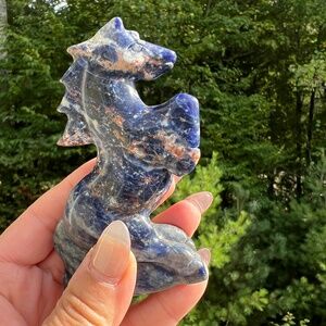 Sodalite horse carving | crystal